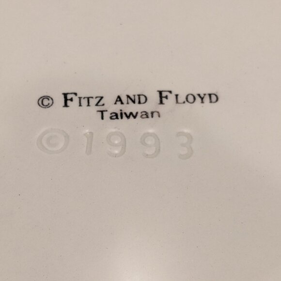 Fitz and Floyd Spring Flowers Decorative Platter - 1993 - Picture 4 of 4
